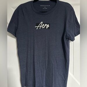Aeropostale Navy Blue Men's Shirt
